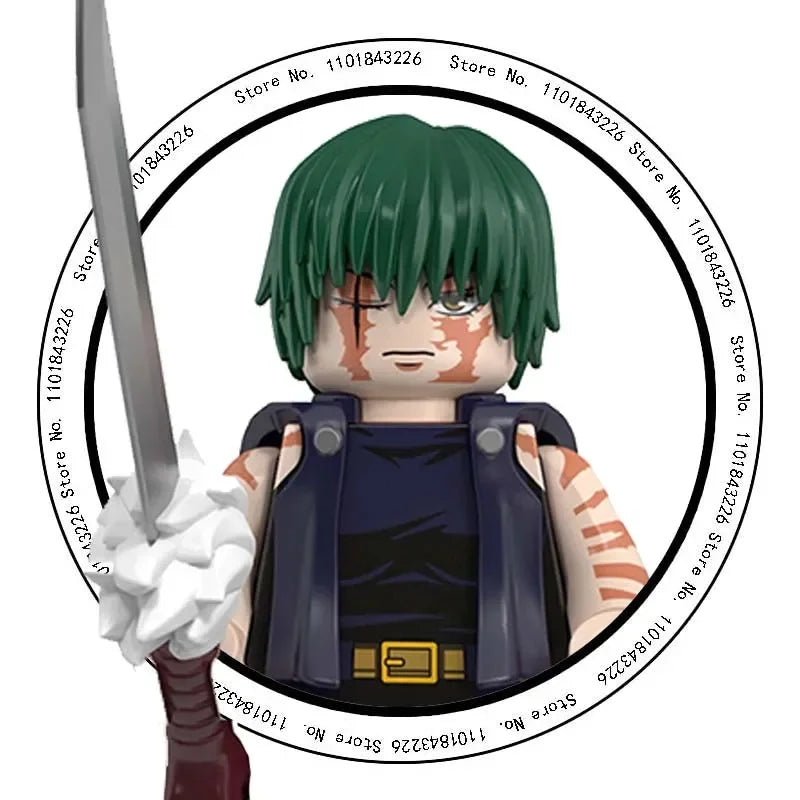 Jujutsu Kaisen Bleach Building Blocks Itadori Yuji Gojo Satoru Ryomen Sukuna Mini Action Figure Accessories Christmas Gifts