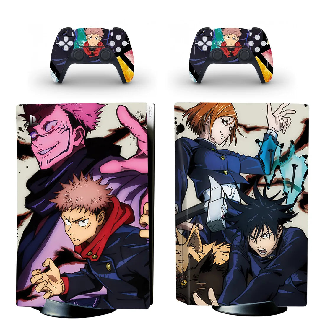 New Anime Jujutsu Kaisen Gojo PS5 Disc Skin Sticker Decal Cover for Console Controller PS5 Standard Disk Skin Sticker Vinyl