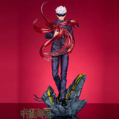 28cm Anime Cartoon Jujutsu Kaisen Gojo Satoru Kids Toys Pvc Model Statue Collection Brinquedos Action Figure Birthday Toys Gift - Jujutsu Kaisen Merch - Free Shipping Buy Now