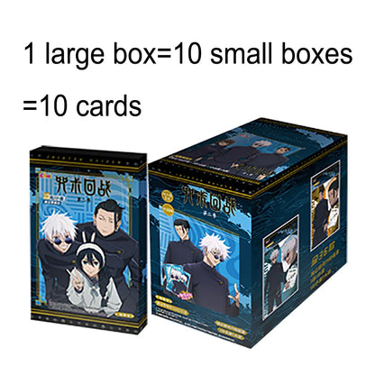 Carte de collection Anime Jujutsu Kaisen Fushiguro Megumi Kugisaki Nobara Personnage exquis Carte en gros plan Cadeau de trésor d'anniversaire