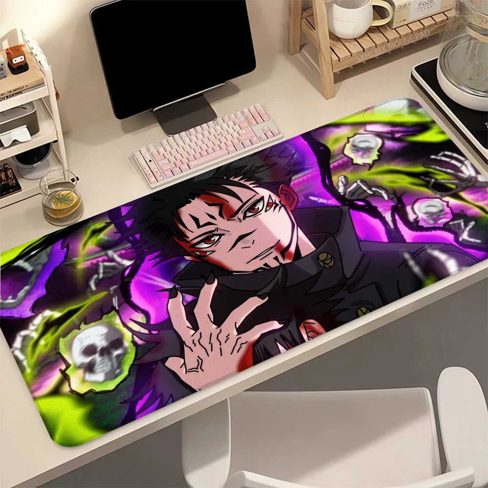 J-Jujutsu K-Kaisen Ryomen Sukuna Anime XXL Gaming Mouse Pad Desk Mat Non Slip Rubber Base Smooth Surface Laptop PC Accessories