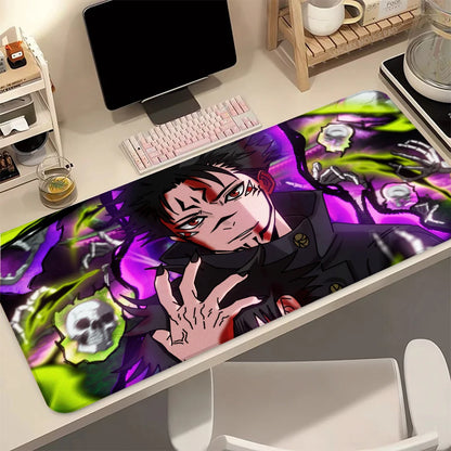 J-Jujutsu K-Kaisen Ryomen Sukuna Anime XXL Gaming Mouse Pad Desk Mat Non Slip Rubber Base Smooth Surface Laptop PC Accessories