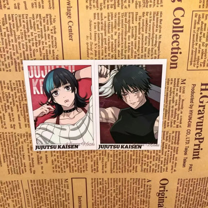 10Pcs/Set JJK Jujutsu Kaisen Lomo Cards Mini Photocard Yuji Megumi Nanami Character Postcard Bookmark  Fans Collectible Gift