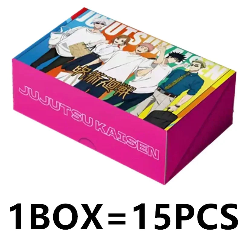Genuine Jujutsu Kaisen Card Warlock Cards Gojo Satoru Fushiguro Megumi Itadori Yuji Cards Anime Peripheral Collection Cards Toy