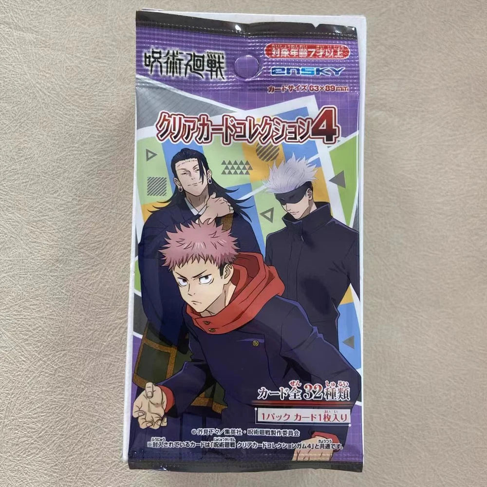 Cartes de dessin animé Jujutsu Kaisen Gojo Satoru Itadori Yuji Fushiguro Megumi, carte Flash, marque-page pour cadeaux de Collection 