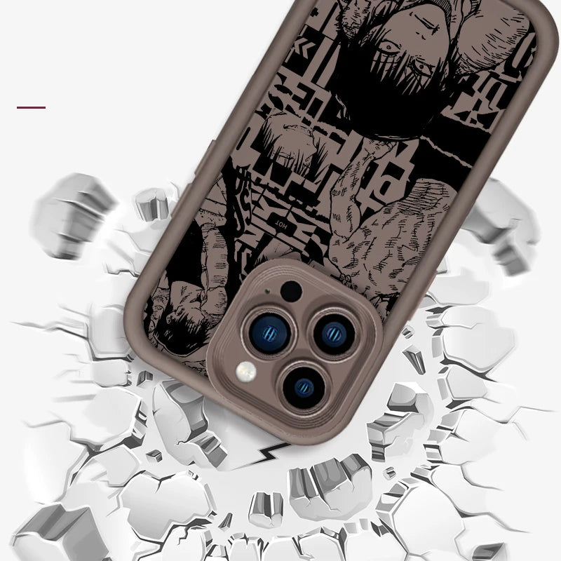 Coque de téléphone Jujutsu Kaisen Toji Cool Eye Ladder pour Apple iPhone 15 14 13 12 11 XS XR X Pro Max Plus Funda