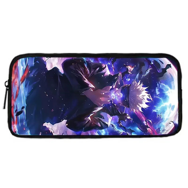 Sac à dos d'école Anime J-Jujutsu Kaisen pour enfant avec sacs à déjeuner, trousses à crayons, sacs d'école pour garçons et filles, meilleur cadeau