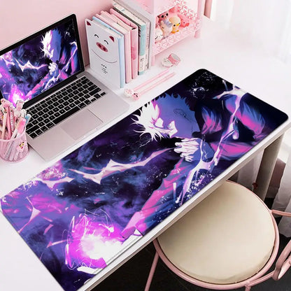 Jujutsu Kaisen Satoru Gojo Mouse Pad 90x40CM Non-slip Gaming Mousepad Gamer E-Sports Mouse Mat Mechanical Keyboard XXL Desk Mat