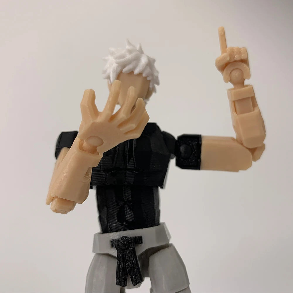 3D Printed Jujutsu Kaisen Gojo Satoru Anime Multi-Jointed Shapeshift Toys Action Figures Mannequin Model Ornaments Gifts - Jujutsu Kaisen Merch - Free Shipping Buy Now