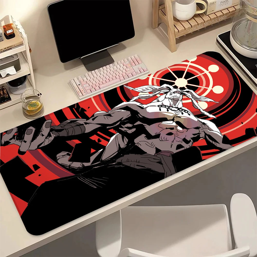 MahoRaga Mouse Pad Cartoon Anime Gaming J-Jujutsu Kaisen Mousepad Non-Slip Rubber Base Desk Mat for Computer Laptop Office Home