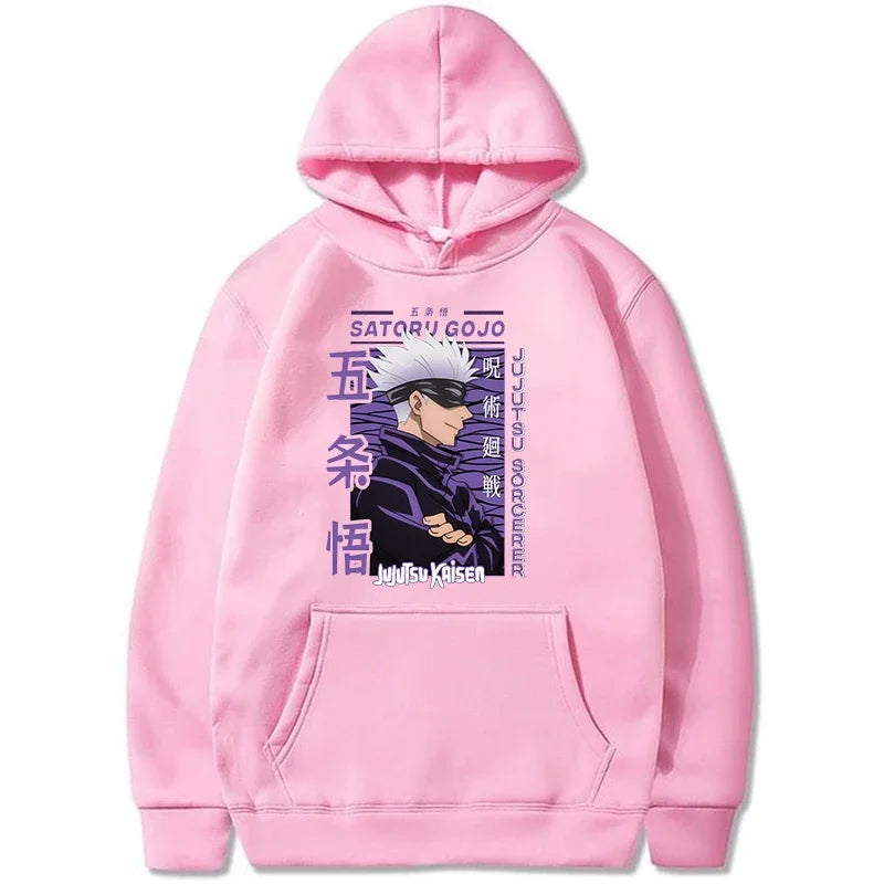 Hot Anime Gojo Satoru High Quality Men's and Women's Hoodie Fashion Y2k Harajuku Street Sweatshirt - Jujutsu Kaisen Merch - Free Shipping Buy Now