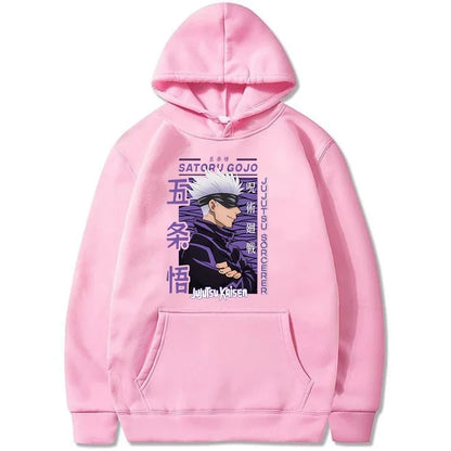 Hot Anime Gojo Satoru High Quality Men's and Women's Hoodie Fashion Y2k Harajuku Street Sweatshirt - Jujutsu Kaisen Merch - Free Shipping Buy Now