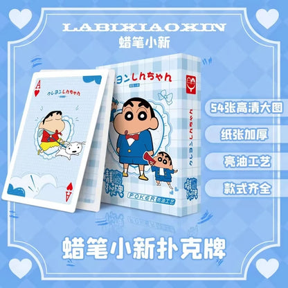 Anime poker Board Games Playing Cards Genshin Impact Demon Slayer Jujutsu Kaisen Card Table Game for Children Birthday Gift Toy