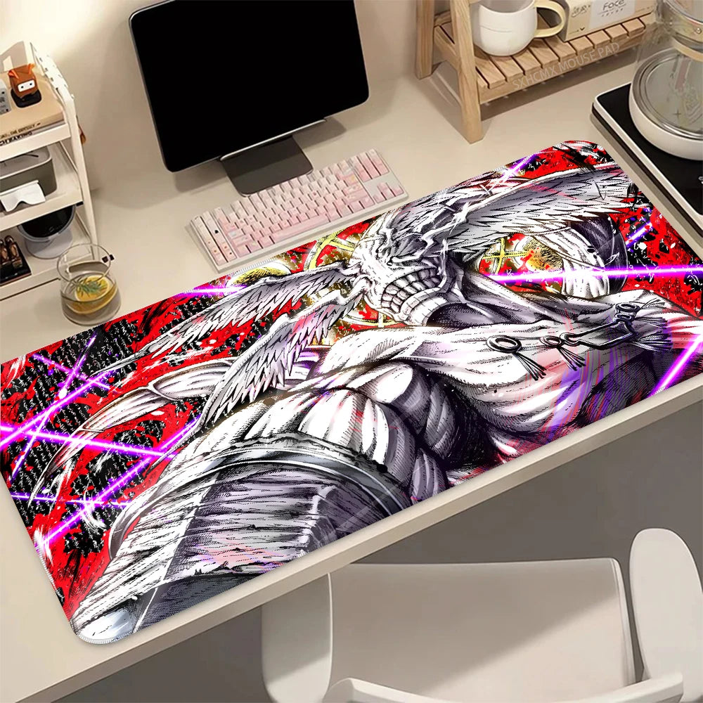 MahoRaga Mouse Pad Cartoon Anime Gaming J-Jujutsu Kaisen Mousepad Non-Slip Rubber Base Desk Mat for Computer Laptop Office Home