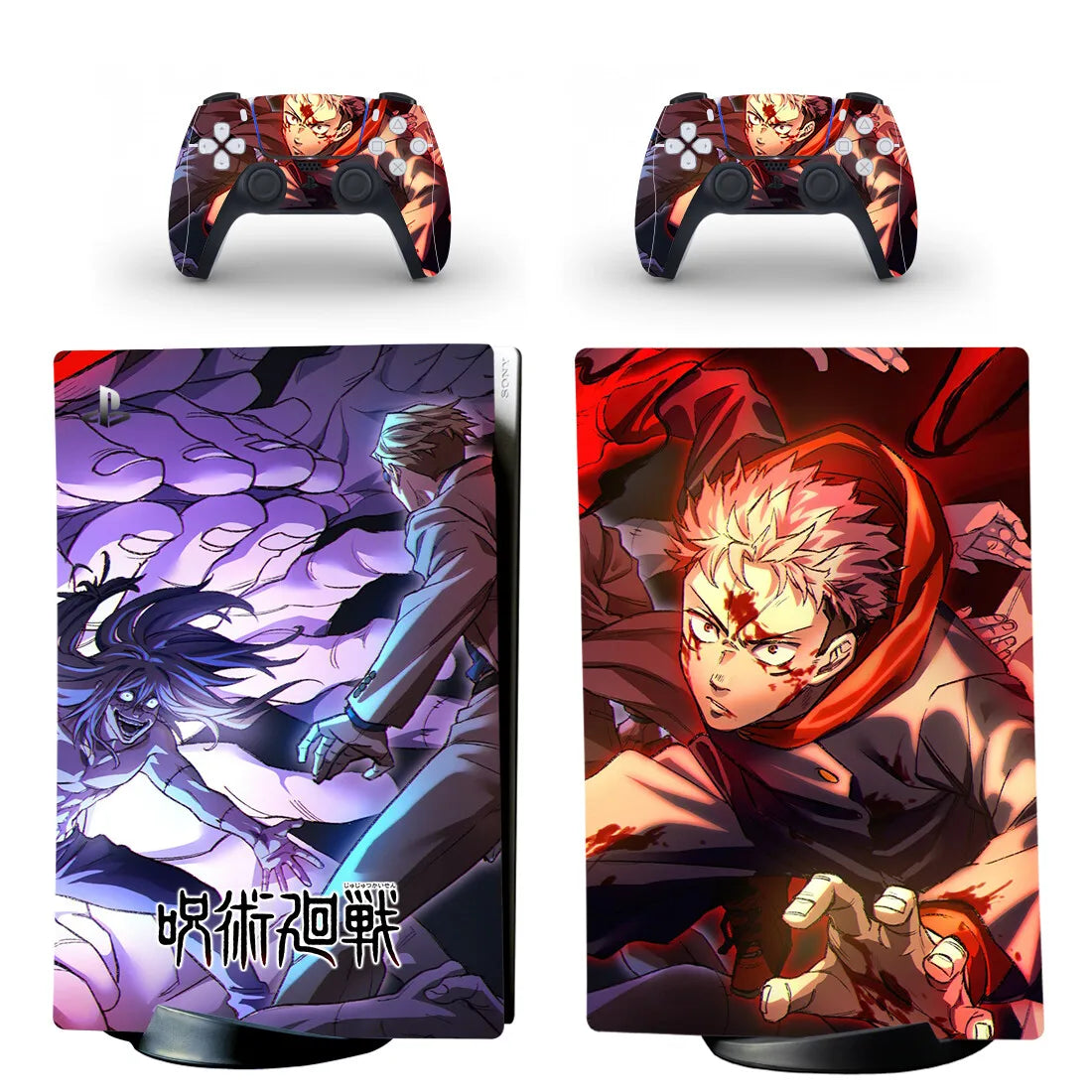 Jujutsu Kaisen Gojo PS5 Digital Skin Sticker Protector Decal Cover for Console Controller PS5 Digital Sticker Vinyl