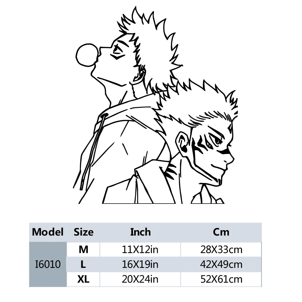 Creative Jujutsu Kaisen Sticker Waterproof Vinyl Wallpaper Home Decor For Kids Rooms Decoration Decoration Accessories