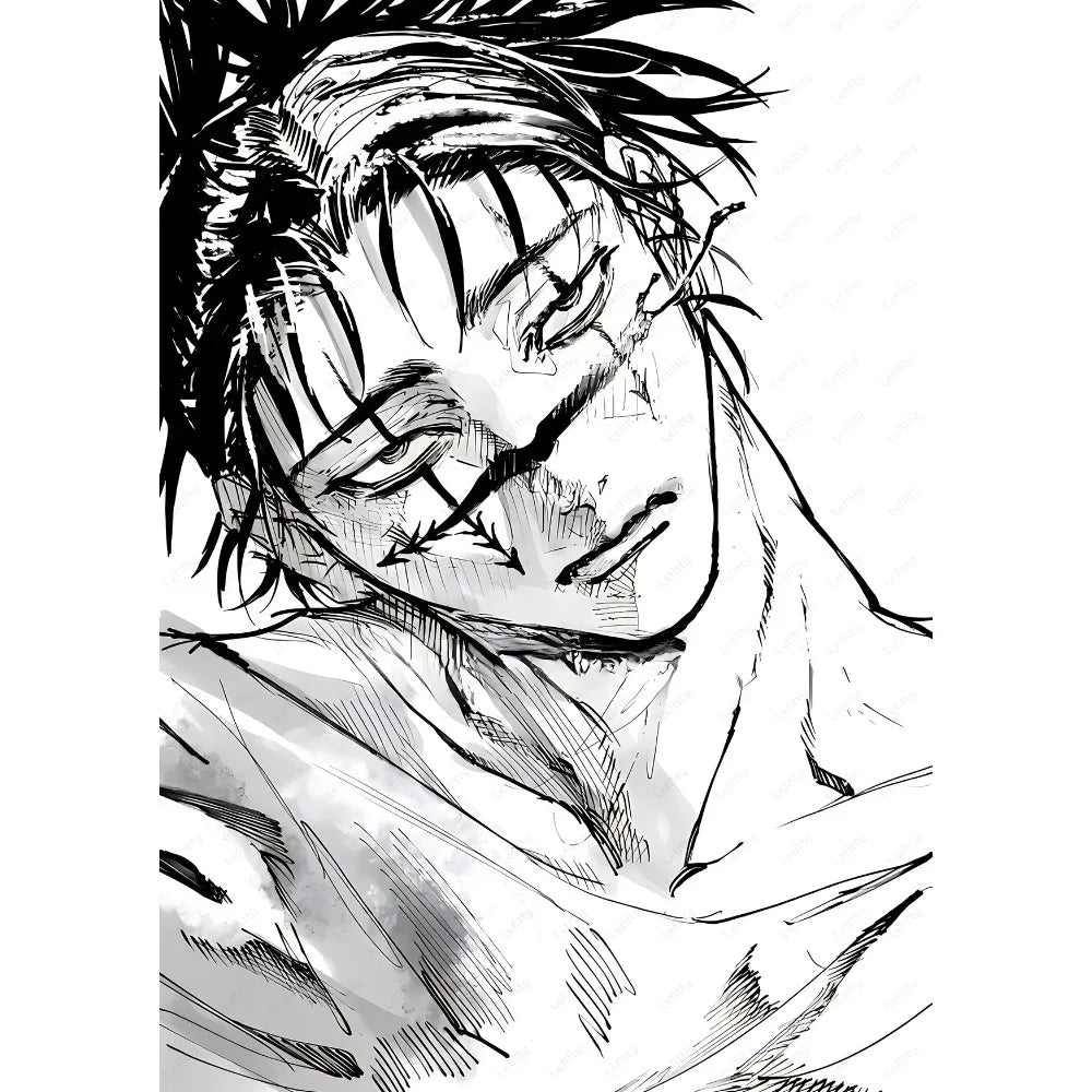 Japan Choso Jujutsu Kaisen Anime Poster Sticky Wall Art Printing Waterproof Home Living Bed Room Bar Aesthetic Decor
