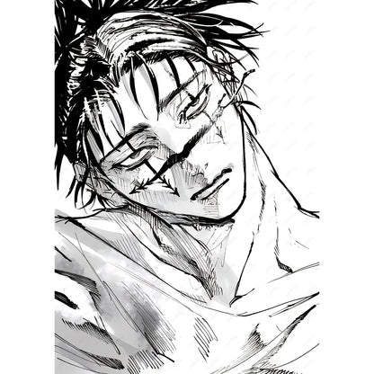 Japan Choso Jujutsu Kaisen Anime Poster Sticky Wall Art Printing Waterproof Home Living Bed Room Bar Aesthetic Decor