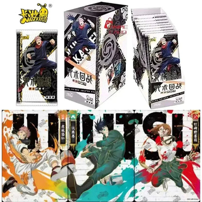 KAYOU Jujutsu Kaisen carte chapitre avancé Gojo Satoru Fushiguro Megumi Itadori Yuji Warlock carte de Collection jouet cadeau