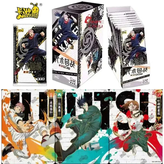 KAYOU Jujutsu Kaisen carte chapitre avancé Gojo Satoru Fushiguro Megumi Itadori Yuji Warlock carte de Collection jouet cadeau