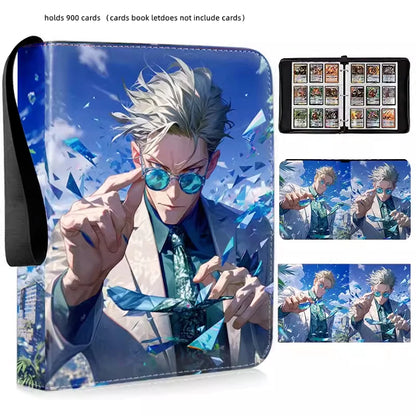 Jujutsu Kaisen Anime Collection Card Album Book Folder Phantom Parade 900pcs Zipper Card Binder Holder Toy Gift