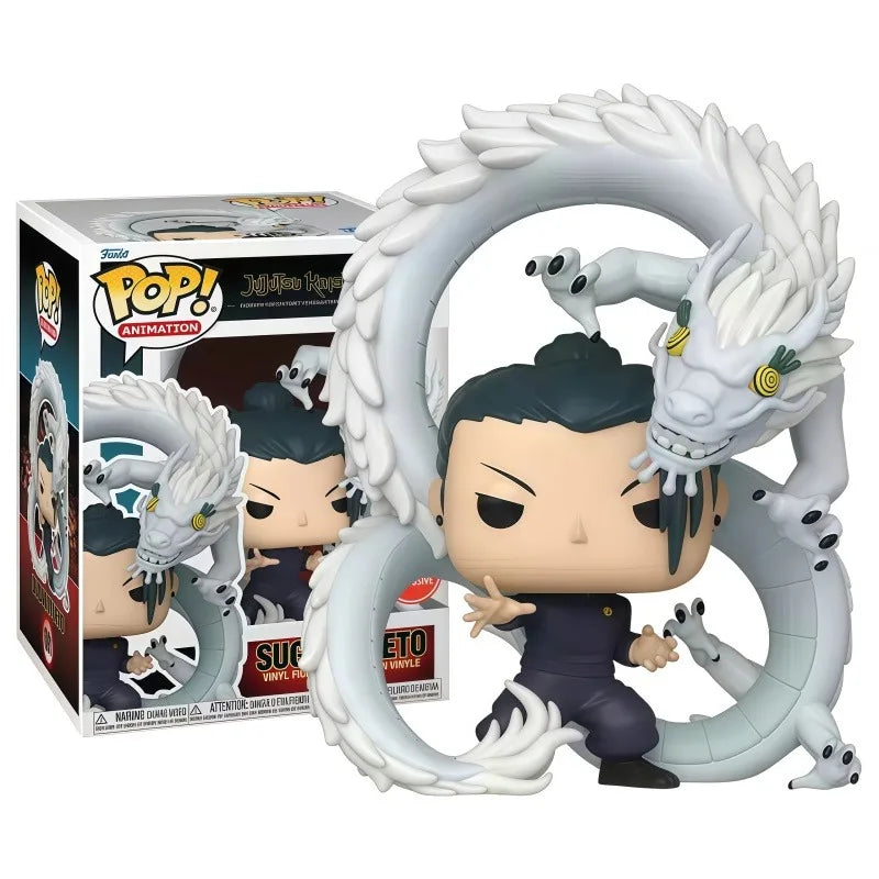 Funko Pop Animation Jujutsu Kaisen Suguru Geto with Curse Dragon Vinyl Figure Collectible Desktop Ornament Gift for Anime Fans
