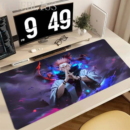 Hot Anime Jujutsu Kaisen Large Mouse Pad Ryomen Sukuna MousePads Computer Gaming Peripheral Accessories Desk Mat XXL 40x90CM