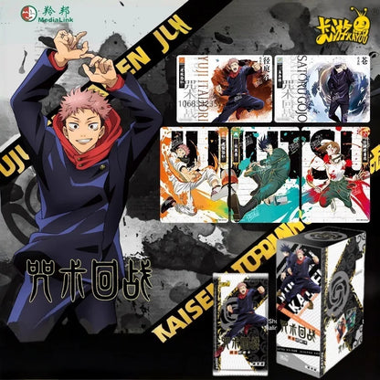 KAYOU Genuine Jujutsu Kaisen Card College Articles Warlock Collection Card Itadori Yuji Gojo Satoru BP Card Peripheral Toy Gift
