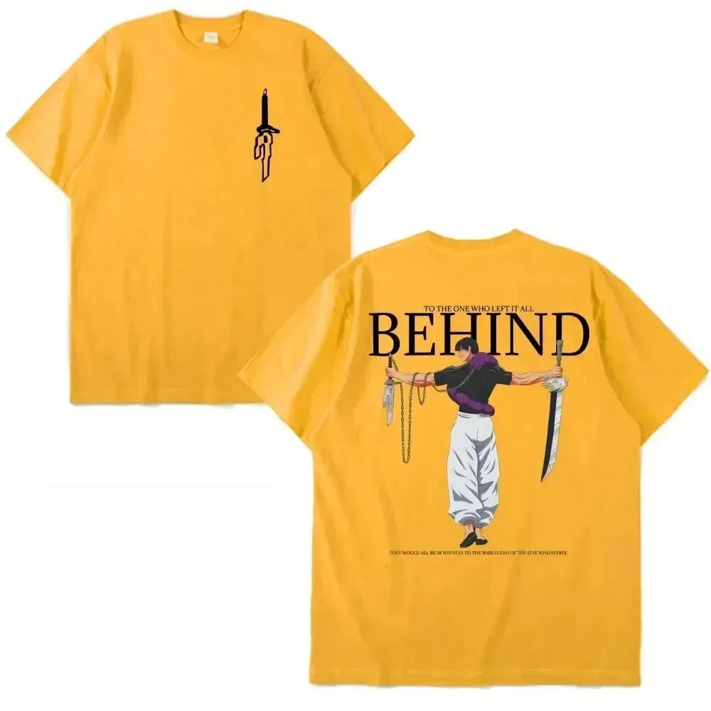 Anime Jujutsu Kaisen Fushiguro Toji To The One Who Lfft It All Behind Graphic T Shirt Men Women Casual Harajuku T-shirt Y2k Tops - Jujutsu Kaisen Merch - Free Shipping Buy Now