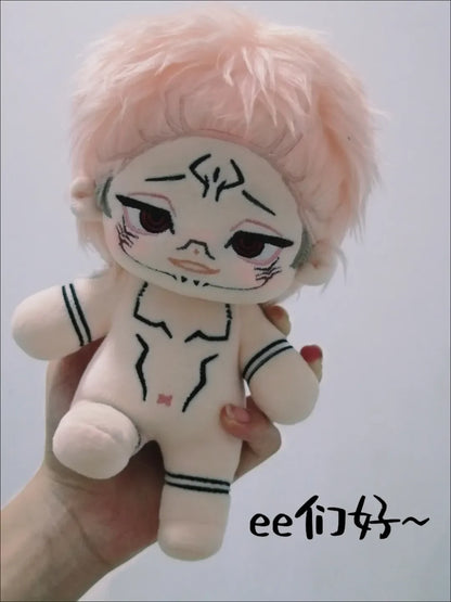 20cm Game Jujutsu Kaisen Ryomen Sukuna Doll Cosplay Cartoon Soft Body Change Clothes Pillow Xmas Gift - Jujutsu Kaisen Merch - Free Shipping Buy Now