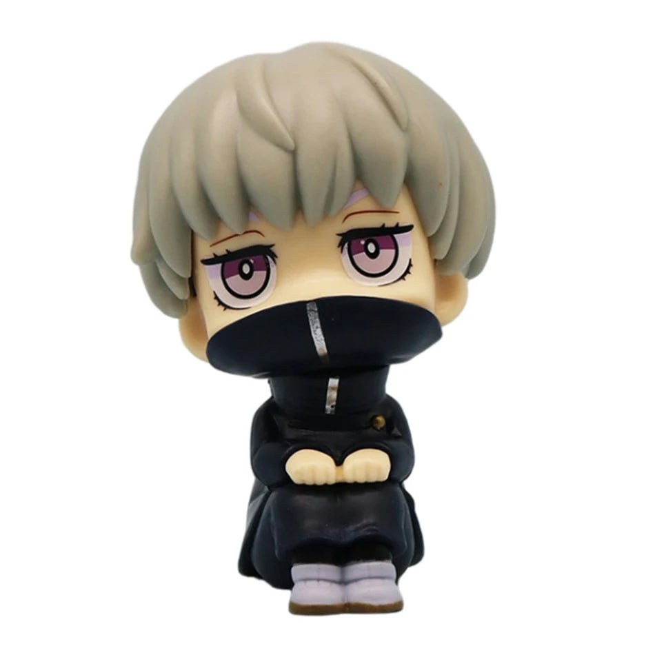 Anime Cute Fushiguro Toji Jujutsu Kaisen Figure Gojo Satoru Action Figure Q Version Doll Geto Suguru Statue 10cm PVC Model Toys - Jujutsu Kaisen Merch - Free Shipping Buy Now