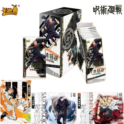 Kayou Jujutsu Kaisen Official Trading Cards Booster Box -Yuji Itadori Satoru Gojo Ryomen Sukuna Collectible Cards with Rare Holo