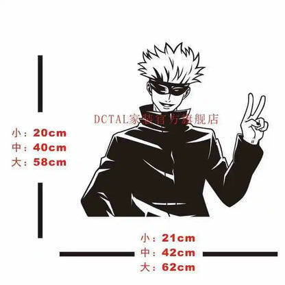 Jujutsu Kaisen Wall Decal Kitashirakawa Vinyl glass Stickers Decal Decor Home Decorative Decoration Anime Car