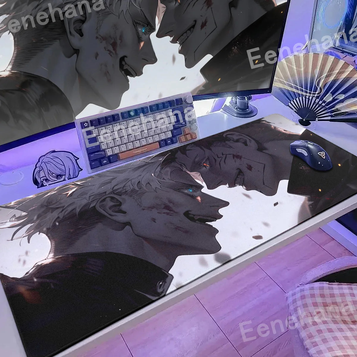Hot Anime Jujutsu Kaisen Large 40x90CM Mouse Pad XXL Ryomen Sukuna MousePad handsome Computer Gaming laptop Accessories Desk Mat