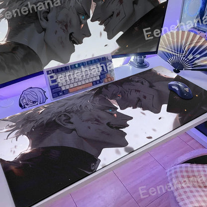 Hot Anime Jujutsu Kaisen Large 40x90CM Mouse Pad XXL Ryomen Sukuna MousePad handsome Computer Gaming laptop Accessories Desk Mat