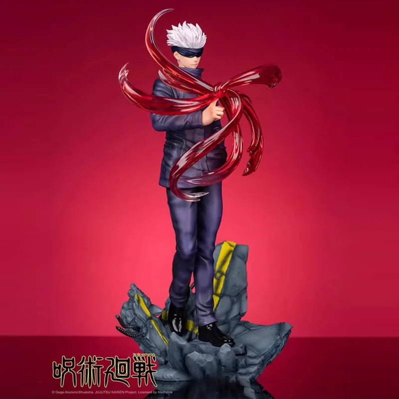 28cm Anime Cartoon Jujutsu Kaisen Gojo Satoru Kids Toys Pvc Model Statue Collection Brinquedos Action Figure Birthday Toys Gift - Jujutsu Kaisen Merch - Free Shipping Buy Now
