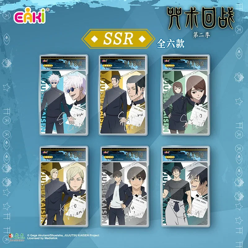 In-stock New Jujutsu Kaisen Card Polaroid Acrylic Photo Card Gojo Satoru Geto Fushiguro Shinobu Anime Collection Card Toy Gift