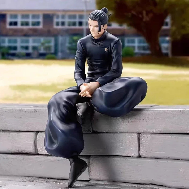 Anime Megumi Jujutsu Kaisen Nanami Figures GK Satoru Gojo Geto Suguru Sitting Look Up Toji Figure PVC Model Collection Toy Gifts - Jujutsu Kaisen Merch - Free Shipping Buy Now