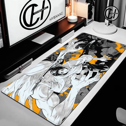 Anime Purple Mouse Pad HD XXL Yuta Okkotsu Gaming Keyboard Rug Laptop Jujutsu Kaisen Mousepad PC Gamer Cabinet Extended Desk Mat
