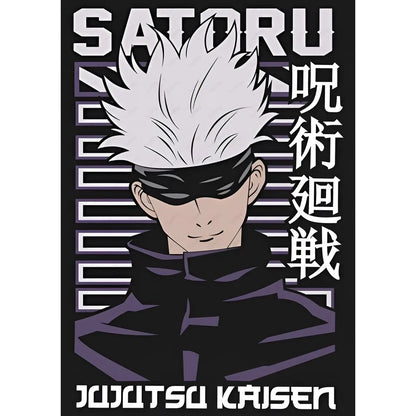 Jujutsu k-Kaisen Anime Cool JOJO Tv HD Poster Sticky Wall Art Printing Waterproof Home Living Bed Room Bar Aesthetic Decor