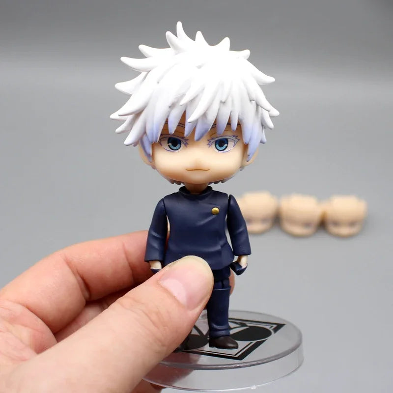 Gojo Jujutsu Kaisen Anime Figure #2205 Satoru Gojo Action Figure Q Version 10cm Model PVC Collectible Doll Birthday Gifts - Jujutsu Kaisen Merch - Free Shipping Buy Now