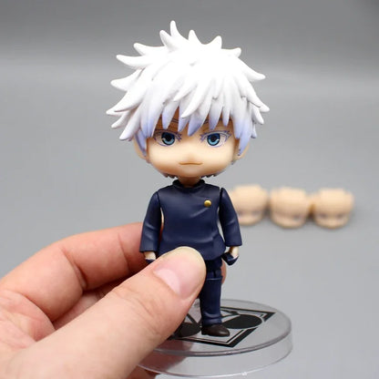 Gojo Jujutsu Kaisen Anime Figure #2205 Satoru Gojo Action Figure Q Version 10cm Model PVC Collectible Doll Birthday Gifts - Jujutsu Kaisen Merch - Free Shipping Buy Now