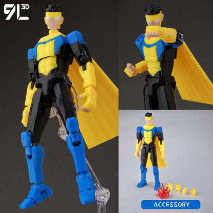 9L3D Printed Anime Naruto Jujutsu Kaisen One Piece Characters Lucky13 Dummy Action Figures Multi-Jointed T13 Mannequin Toys - Jujutsu Kaisen Merch - Free Shipping Buy Now