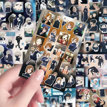 8 Pieces of Jujutsu Kaisen Stickers Gojo Satoru Anime Creative Graffiti Notebook Mobile Phone Decoration Waterproof Stickers