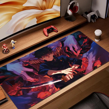 Okkotsu Yuta J-Jujutsu K-Kaisen Mouse Pad Keyboard Mouse stitch Mouse pad,Desk Mats,Gaming Accessories,PC Parts XXL90x40cm