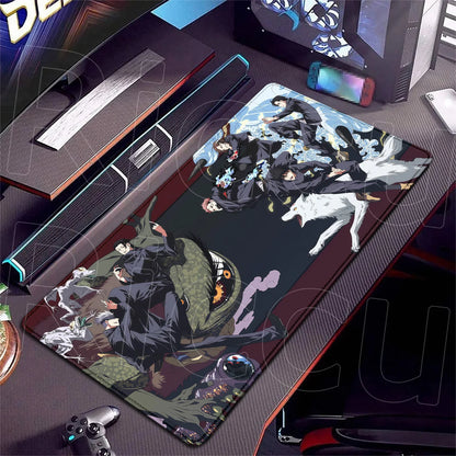 HD XXL Ryomen Sukuna 400x900mm Black Anime Jujutsu Kaisen Mouse Pad Gojo Satoru MousePad Computer Gaming PC Accessories Desk Mat