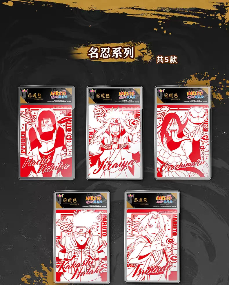 Genuine EAKI Naruto Jujutsu Kaisen Classic Character Acrylic Polaroid Collection Card Exquisite Gift Children's Gift