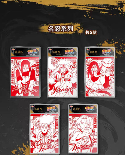 Genuine EAKI Naruto Jujutsu Kaisen Classic Character Acrylic Polaroid Collection Card Exquisite Gift Children's Gift