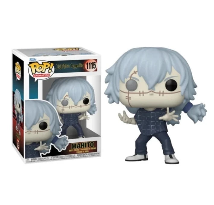 Funko POP Jujutsu Kaisen Megumi Fushiguro 1112 Mahito 1115 Satoru Gojo 1114 Yuji Itadori 1163Toys Collection Birthday Gift Model