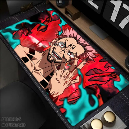 Hot Anime Jujutsu Kaisen Large Mouse Pad Ryomen Sukuna MousePads Computer Gaming Peripheral Accessori
